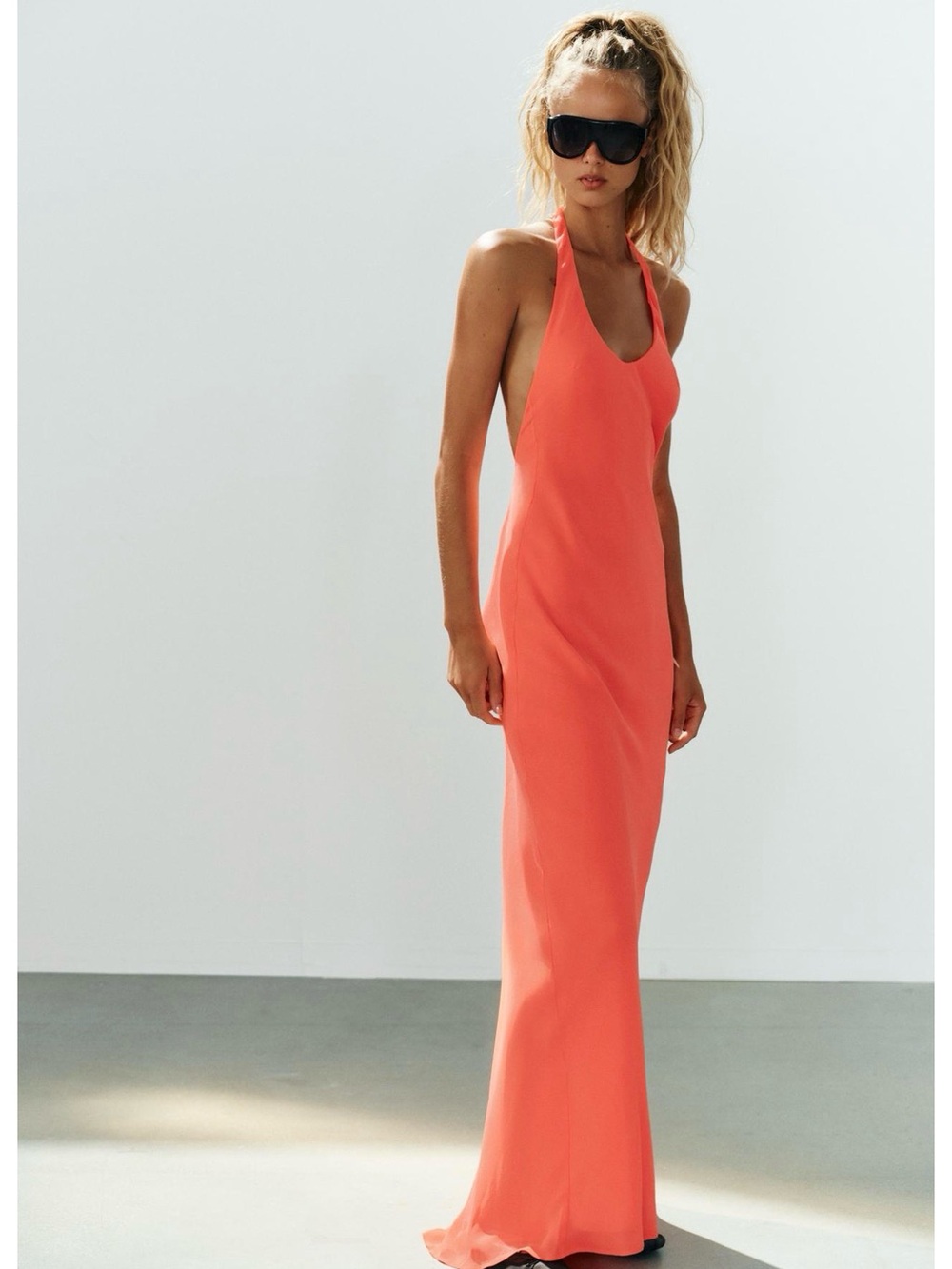Zara  4772/201/617  Halter Maxi Dress - Women